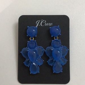 New J. Crew gem drop earrings